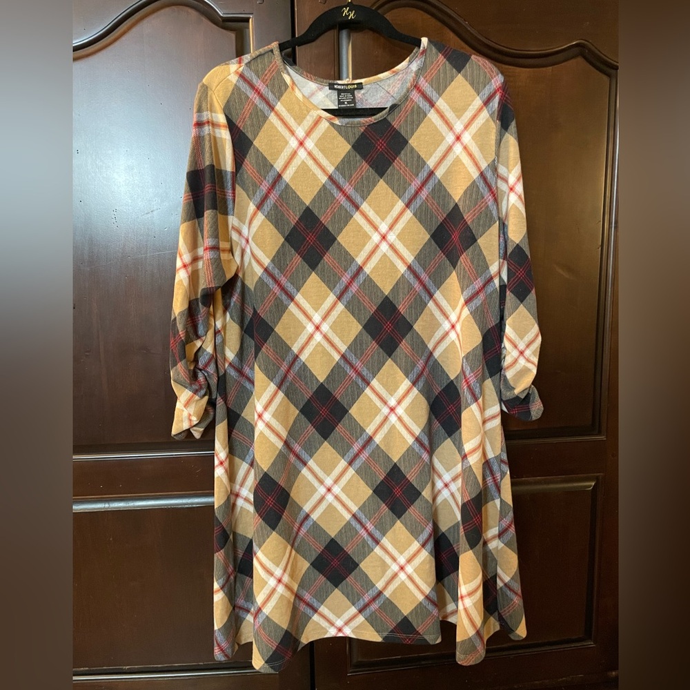 ♥️Plaid Tunic Dress